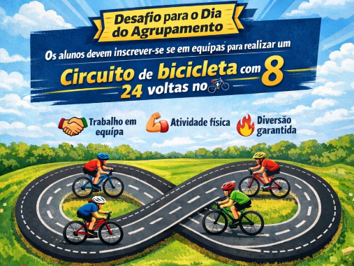 5ºA e 6ºJ brilham sobre rodas no Dia do Agrupamento